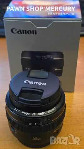 Продавам обектив  Canon EF 50mm f/1.4 USM