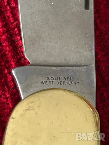 Стар ловен нож Solingen, снимка 3 - Ножове - 54747937