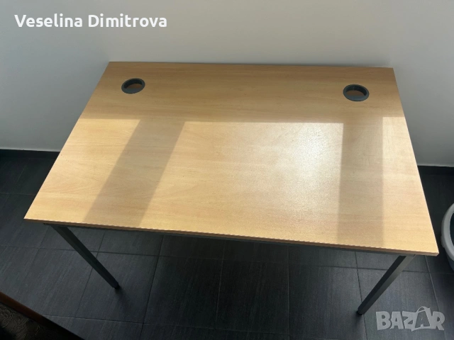 Бюро 120x60 в перфектно състояние, снимка 7 - Бюра - 54806526