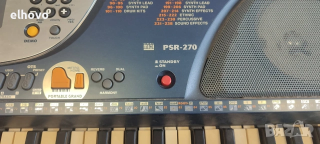 Синтезатор Yamaha PSR-270, снимка 7 - Синтезатори - 55133028
