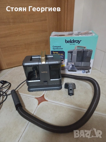 Чисто новаКомпактна перяща прахосмукачка за тапицерия BELDRAY 330W
