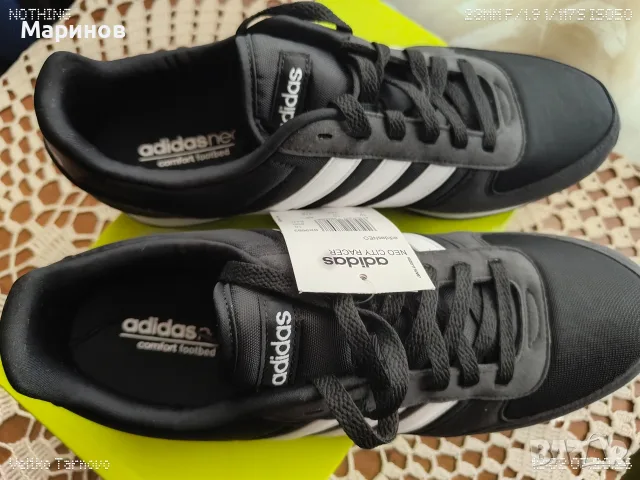 Чисто нови мъжки маратонки Adidas Neo City Racer (Нови с кутия и етикети) - Размери 44 2/3, снимка 3 - Маратонки - 55414383