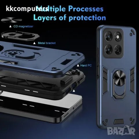 WANLONFENG YS Series за Motorola Moto G67 5G / Moto G87 5G / Moto G77 5G Удароустойчив PC TPU Калъф , снимка 7 - Калъфи, кейсове - 55557534