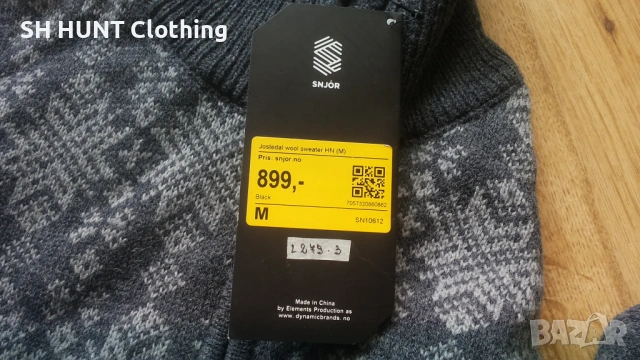 SNJOR Jostedal Wool Seater 50% Wool размер M пуловер 50% Вълна - 2698, снимка 17 - Пуловери - 54859743