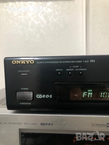 Onkyo fm tuner radio rds, снимка 2 - Радиокасетофони, транзистори - 55137560