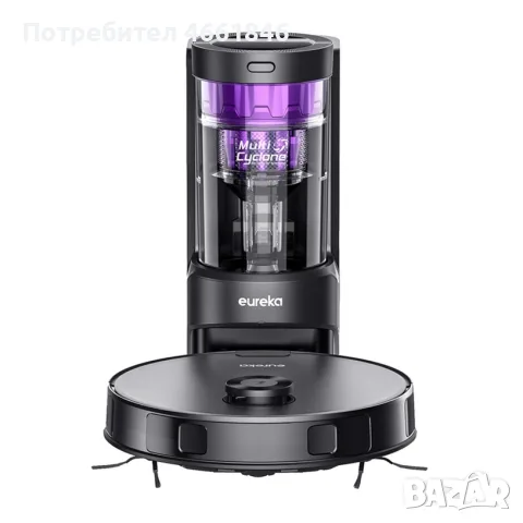 Прахосмукачка Робот Eureka NER E10s с Циклонна Станция ЧИСТО НОВА Запечатана, снимка 4 - Прахосмукачки - 55395977