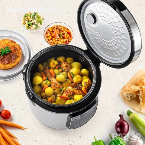 Електрически мултикукър MUHLER MLC-5045, 930W, 45 програми., снимка 2 - Уреди за готвене на пара - 54876626