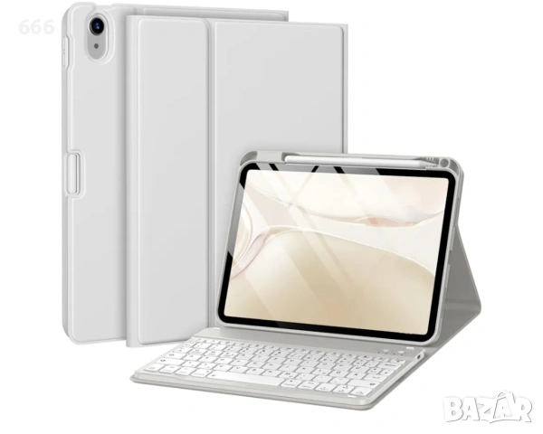 калъф с клавиатура за iPad A16 11 поколение 2025/10 поколение 2022 (11/10.9 инча)