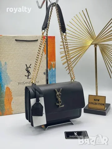 Yves Saint Laurent Нова Дамска Кожена Чанта Различни Цветове YSL, снимка 2 - Чанти - 55338738