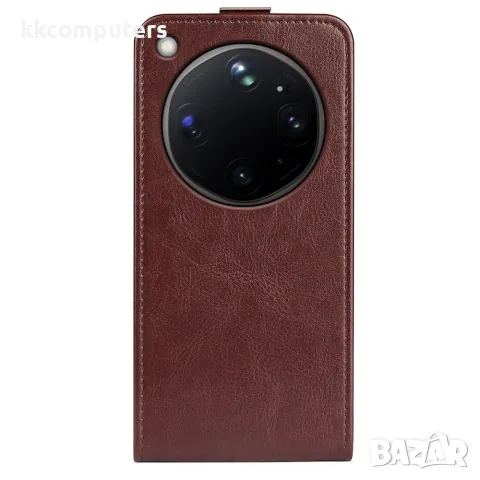 За OPPO Find X9 Ultra R64 Texture Вертикален Кожен Калъф със Слот за Карта и Скрийн Протектор – 4 цв, снимка 5 - Калъфи, кейсове - 55362808