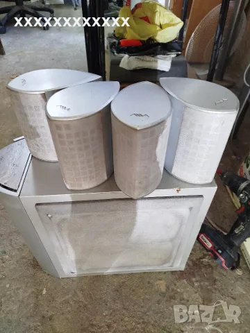 Колони съраунд и буфер от система за домашно кино aiwa 5x60w+ 100w буфер, снимка 3 - Тонколони - 55680228