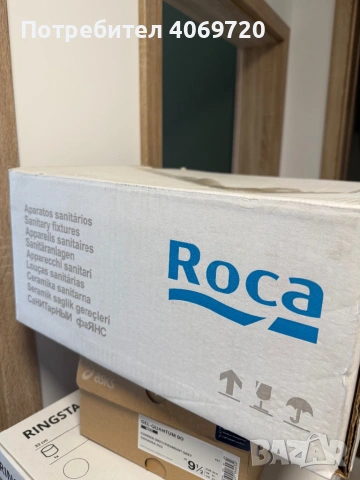 Roca OHTAKE White375 x 375 x 175 mm Умивалник върху плот , снимка 7 - Други - 54602538