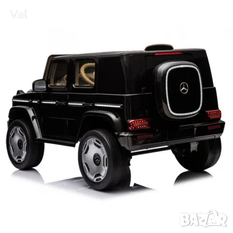 🚙 Акумулаторен джип Mercedes EQG Electric G-Class 12V с отварящи се врати меки гуми 4x4⚫️, снимка 4 - Електрически играчки - 55051280