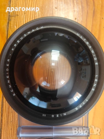 NIZO ULTRAWIDE LENS NIZO lll SCHNEIDER -KREUZNACH 62 mm , снимка 3 - Обективи и филтри - 54789996