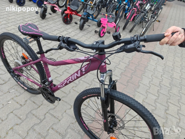 PA Алуминиев велосипед 27.5" HUNTER LADY розов, снимка 3 - Велосипеди - 54493552