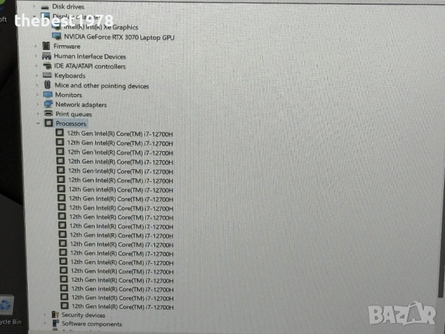 144Hz MSI Katana GF66`Core i7-12700H/Nvidia RTX 3070/16GB RAM/512GB SSD/FHD IPS, снимка 7 - Лаптопи за игри - 54220452