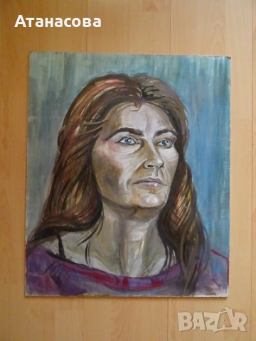 МАРИЯ ЙОВАНОВИЧ картина Портрет масло #3, снимка 3 - Картини - 54229314