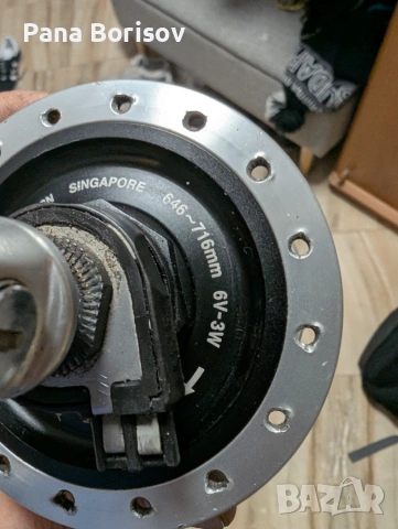 Динамо Главина Shimano Deore LX, снимка 5 - Части за велосипеди - 55265158