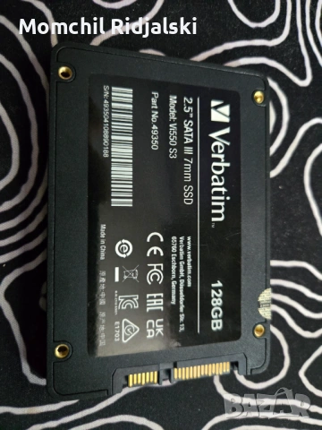 Ssd / ссд диск 128 гб, снимка 5 - Твърди дискове - 54456232