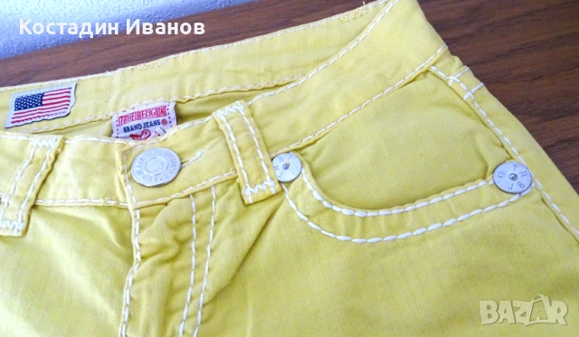 True Religion дамски дънки размер 27 - дефектен цип, снимка 5 - Дънки - 54724644