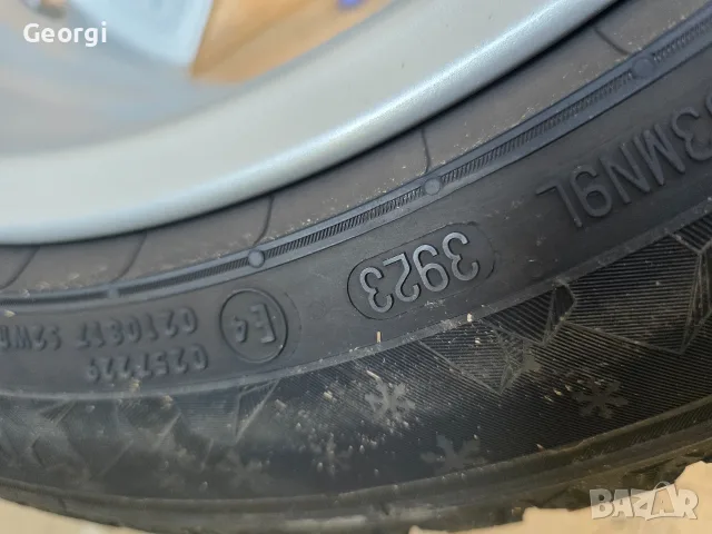 Продавам ОРИГИНАЛНИ джанти+гуми 17 ' цола 5x112 57,1 Audi a4,a6,a8 Pasat 4,5. 7J ET44 DEZENT, снимка 12 - Гуми и джанти - 55468878