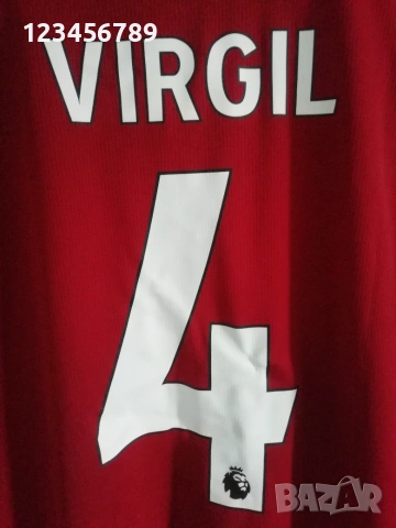 Liverpool Virgil оригинална тениска фланелка Ливърпул Ван Дайк 2XL екип 2018-2019 , снимка 5 - Тениски - 53384783