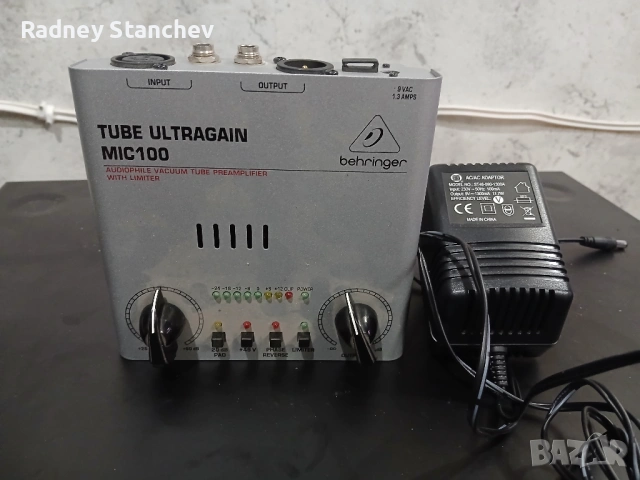Behringer Tube Ultragain 100 микрофонен предусилвател