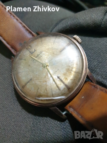 стар немски часовник GUP GLASHUTTE, снимка 3 - Мъжки - 54881874