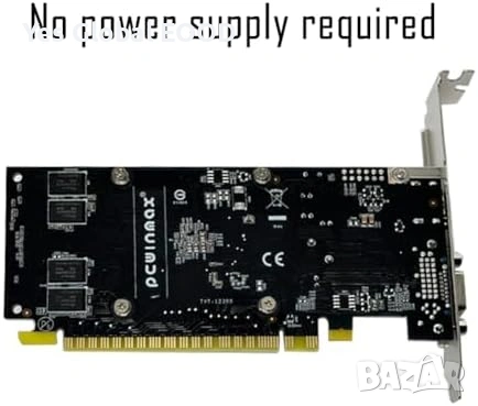 SAPLOS GeForce GT 610 2GB DDR3 Low Profile HDMI, снимка 3 - Видеокарти - 54549549