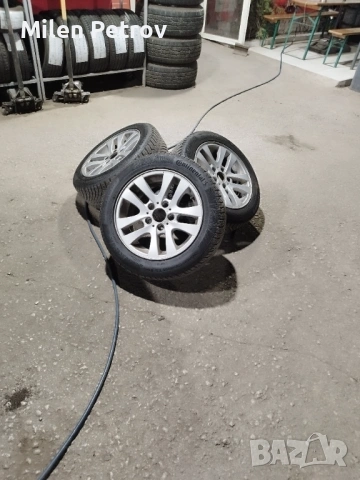 Джанти с зимни гуми  205/55/16, снимка 5 - Гуми и джанти - 54350302