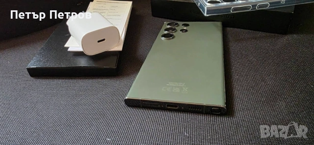 Samsung Galaxy S23 Ultra 512GB 12GB RAM Green ПЪЛЕН КОМПЛЕКТ!-Неразличим от НОВ!-430 ЕВРО!, снимка 6 - Samsung - 53983776