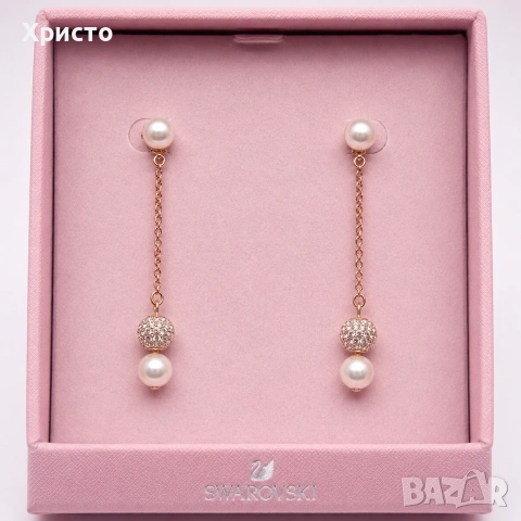 НОВО!!! Дамски обеци Swarovski Matrix Drop Earrings 