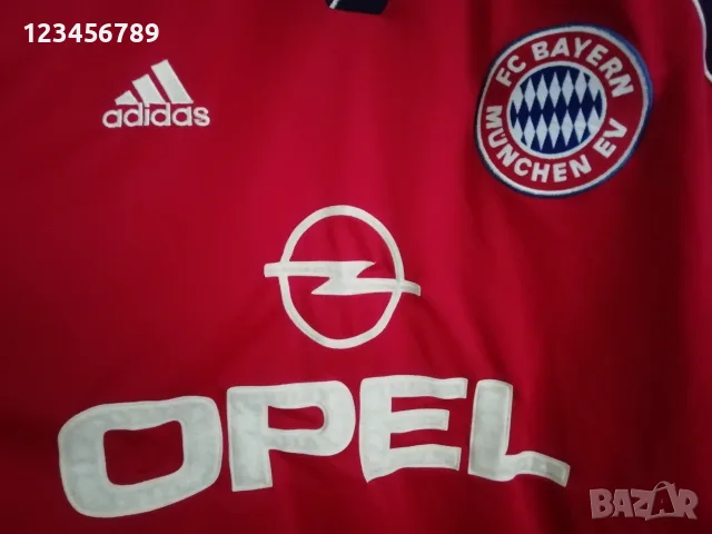 Bayern Munich Scholl Adidas оригинална тениска фланелка Байерн Мюнхен Шол екип ретро , снимка 6 - Тениски - 50730196