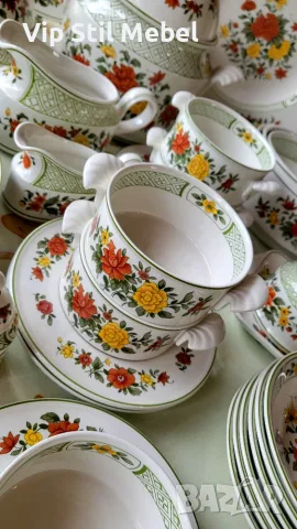 Огромен сервиз за хранене и кафе Villeroy & Boch Summer Day , снимка 5 - Сервизи - 55406618