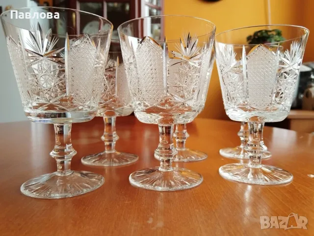 Кристални чаши серия,, Ропотамо ", снимка 2 - Чаши - 55605930