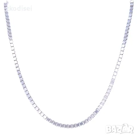 Сребърен синджир 11гр. 37см. проба:925 модел:40602-3, снимка 2 - Колиета, медальони, синджири - 55702603