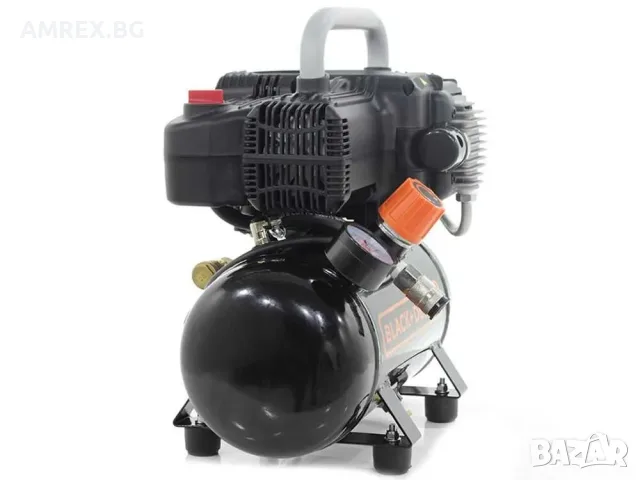 Компресор Black+Decker BD195/6-NK – 6 л, 1.5 к.с., снимка 4 - Селскостопанска техника - 55393703