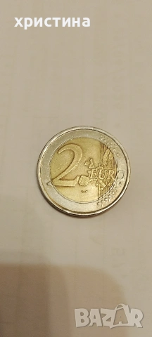 монета от 2 евро , снимка 2 - Нумизматика и бонистика - 54715409