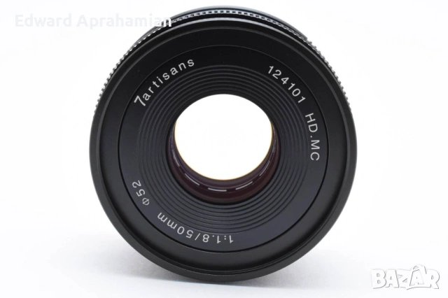 7artisans 50mm f/1.8 - EOS M, снимка 4 - Обективи и филтри - 54594522