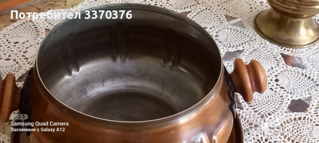 Медна тенджера на поднос-ръчна изработка, снимка 8 - Съдове за готвене - 54407150
