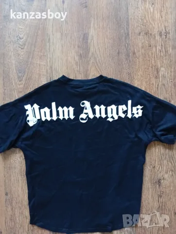 Palm Angels Classic Logo Over Tee UNISEX - страхотна тениска р-р L, снимка 8 - Тениски - 55502140