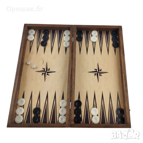 КОМПЛЕКТ ШАХ И ТАБЛА БУК СИТОПЕЧАТ 34/34, снимка 2 - Шах и табла - 54712065