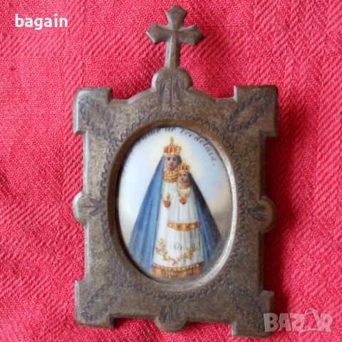 Старинна икона., снимка 3 - Икони - 54224282