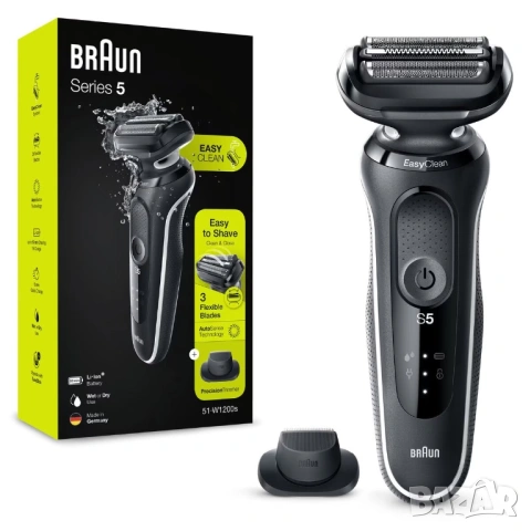 Електрическа самобръсначка Braun Series 5, мокро и сухо