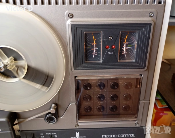 PHILIPS N4422-Триглав Ролков Магнитофон , снимка 5 - Декове - 54508301