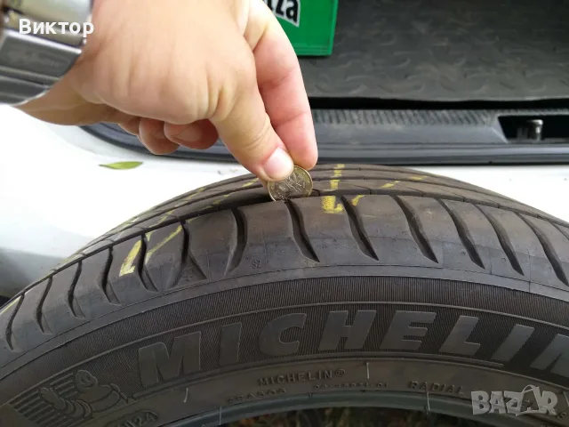 Гуми Michelin 205/55/17 като нови, снимка 2 - Гуми и джанти - 55419463