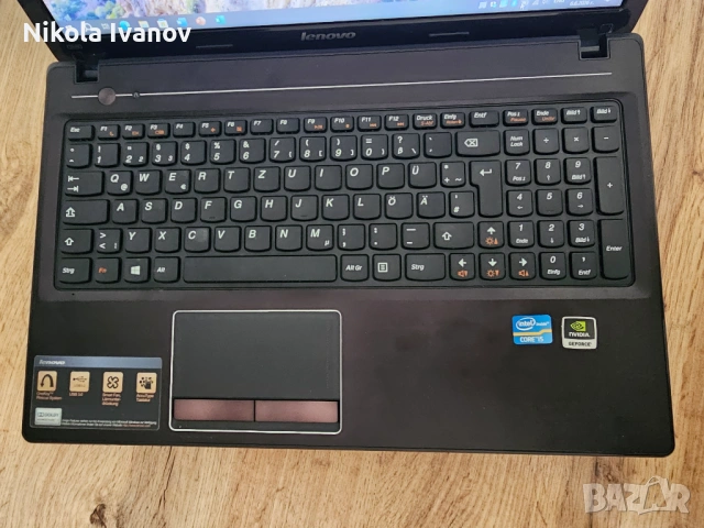 Lenovo G580 | i5-3210M 2x3.10 Ghz | 8GB RAM | 500GB HDD |Nvidia GT 635M (2GB)| 1 ч. батерия | Win 10, снимка 3 - Лаптопи за дома - 54802458
