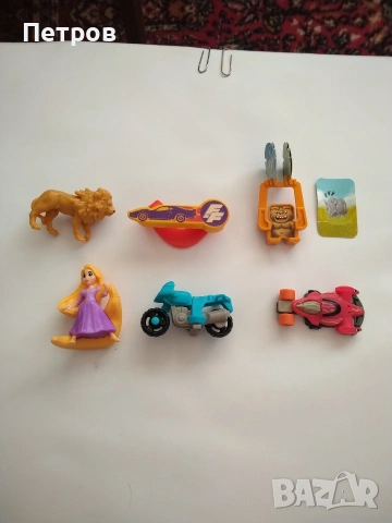 Продавам 6 бр. играчки от яйца на Kinder / Киндер от серия Kinder Surprise