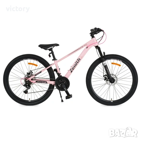 Велосипед със скорости alloy 24" Zenith - pink , снимка 4 - Детски велосипеди, триколки и коли - 55091480
