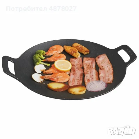 Многопластов тиган 34 см с незалепващо покритие, снимка 4 - Съдове за готвене - 55698285